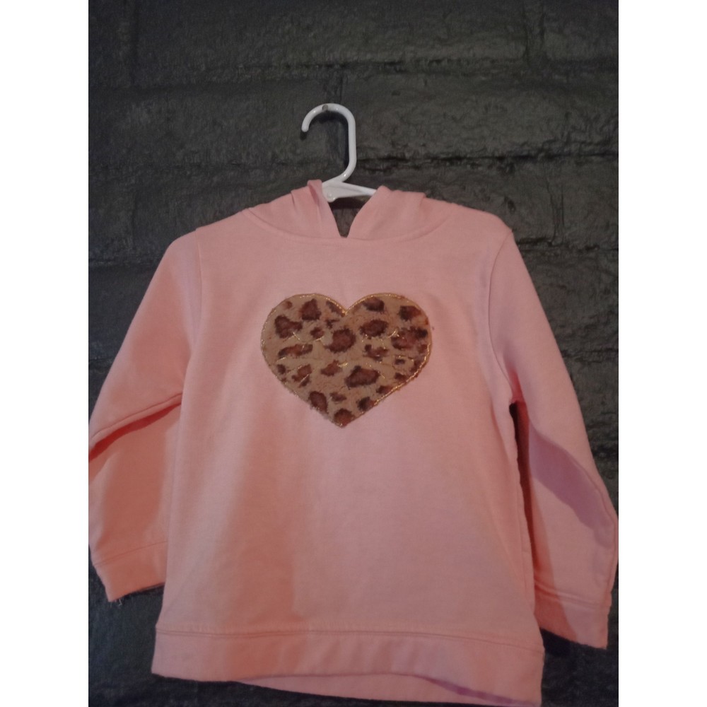 My Destiny Hoodie with Cheetah heart print Size 4T